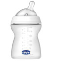 CHICCO Silicone natural feeding bottle, 250 ml