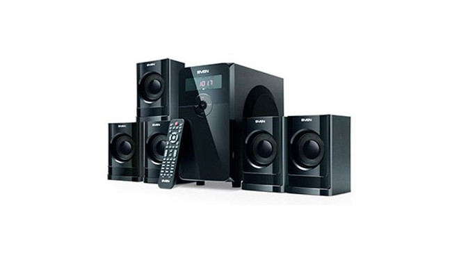 Speakers SVEN HT-200, black (80W, FM, USB/SD, Display, RC unit), SV-0140200BK
