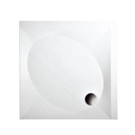 SET LARGO KV90 shower tray, panel white