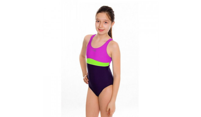 Aqua-speed Emily Junior swimsuit pink-purple (140 cm)