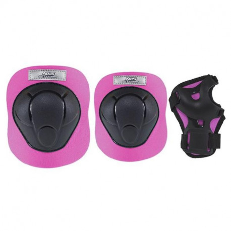 Nils Extreme Protectors Set Black and Pink H210 Size L