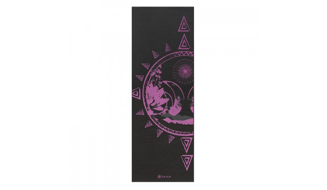 Double-sided yoga mat Gaiam "BE FREE" 6mm 62031