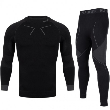 Alpinus Tactical Base Layer Set black and gray M GT43276 (S)