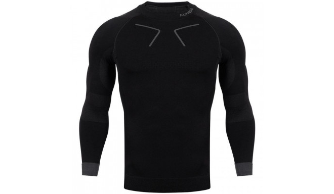Alpinus Tactical Base Layer Thermoactive Shirt Black and Gray M GT43219 (M)
