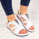 Rieker W V02Y5 wedge sandals white (39)