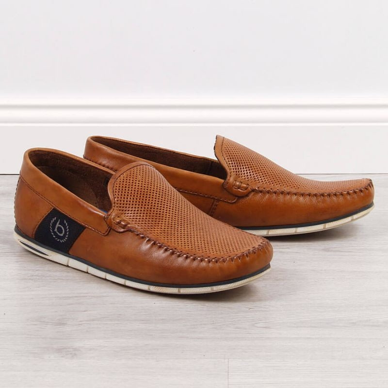 Leather loafers Bugatti M JJ153094 brown 45 Sneakers Photopoint