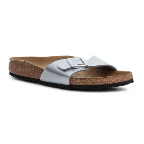 Birkenstock Madrid Silver W 0040413 Flip-Flops (EU 38)