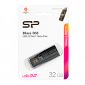 Silicon Power mälupulk 32GB Blaze B50 USB 3.0, must
