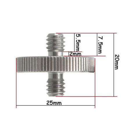 Caruba adapter 1/4" - 1/4" Male