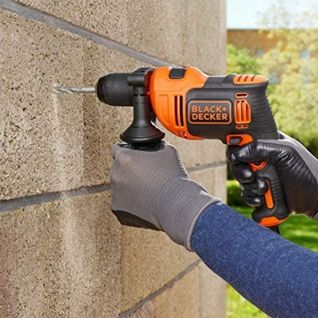 BLACK + DECKER impact drill BEH710SA32-QS 710W - with 32-piece accessory set in a tool bag
