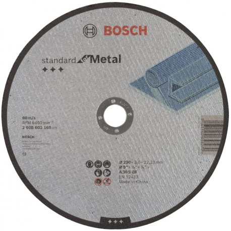 Bosch cutting disc Standard for Metal 230 x 3.0 mm (A 30 S BF)