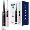 Braun Oral-B iO Series 6 Duo, electric toothbrush (black/pink, black lava/pink sand, incl. 2nd handp