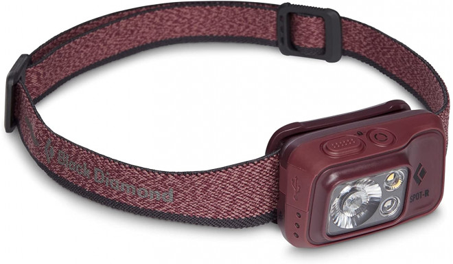 Black Diamond headlamp Spot 400-R, LED light (bordeaux)