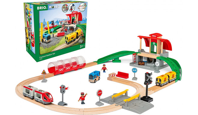BRIO Large City Train Station Set