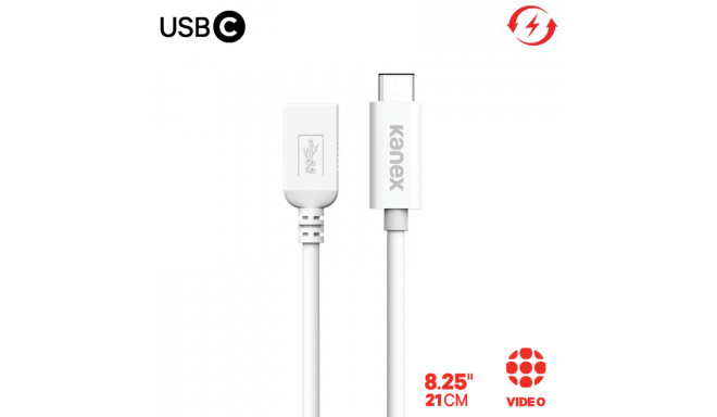 Kanex przejściówka z USB-C na USB żeński (21 cm)