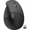 Logitech Lift Vertical Ergonomic Mouse, must - Juhtmevaba hiir