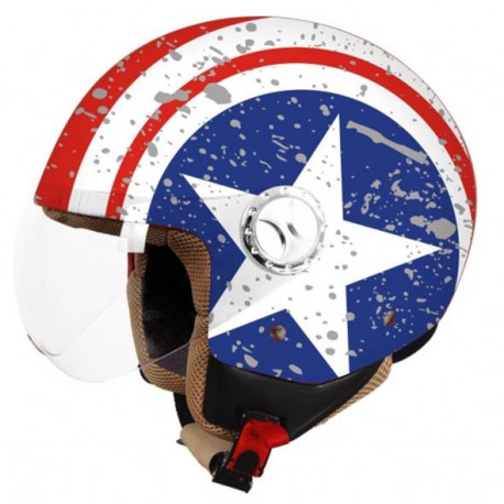 MOTORCYCLE HELMET HD-592 L MULTICOLOUR