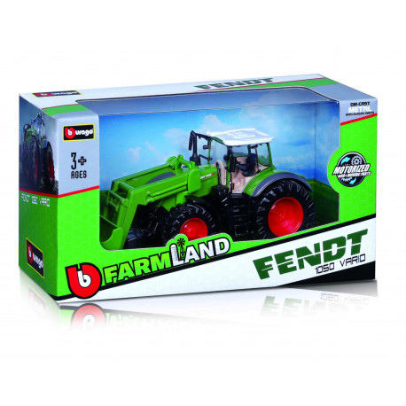 BBURAGO 10cm lauku traktors ar frontālo iekrāvēju, asort., 18-31630