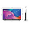 Sharp 24BI5EA TV 61 cm (24") HD Smart TV Wi-Fi Black