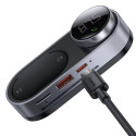 BASEUS solar car wireless MP3 player / transmiter FM / Bluetooth 5.0 700mAh / TF / USB / AUX black C