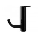 TECHLY Universal Adhesive Headphone Holder for Monitor and Desk Black 2pcs