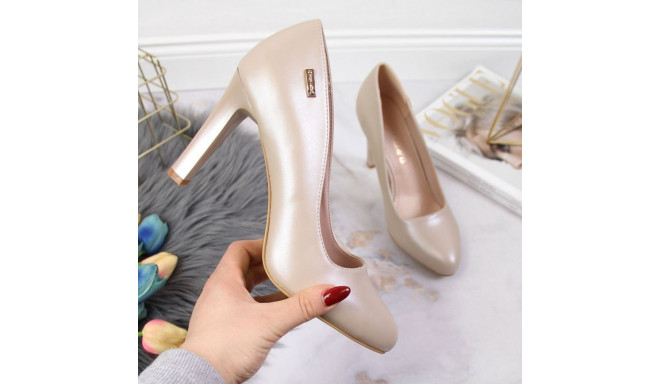 Pumps on the post Sergio Leone W SK3AC pearl nude (40)