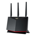 ASUS AX5700 RT-AX86U wireless router Gigabit Ethernet Dual-band (2.4 GHz / 5 GHz) 3G 5G 4G Black, Re