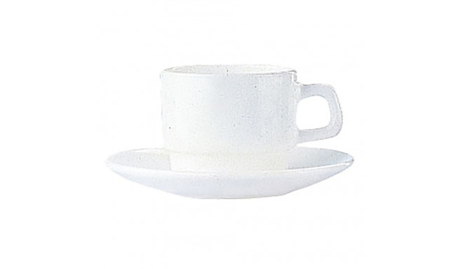 Mug Arcoroc Restaurant White Glass 6 Units (25 cl)