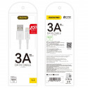 Dudao kabel USB / Lightning 3A kabel 1m bílý (L1L bílý)