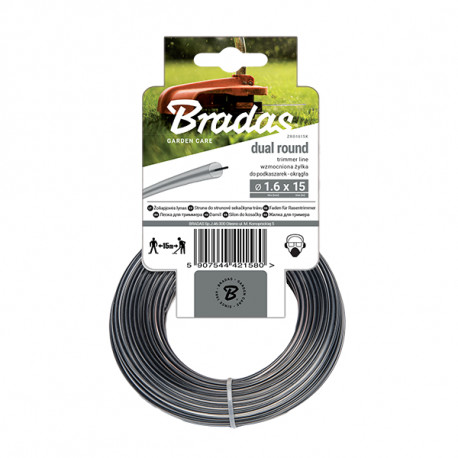Trimmer line RIPPER DUAL, round 2,0mm x 100m - card
