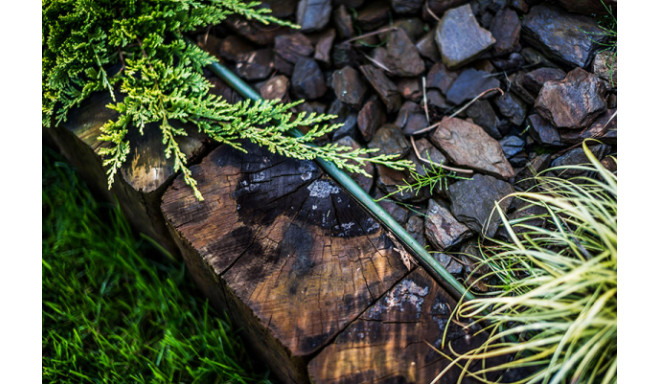 Lawn edge straight 18m x 12,5cm, green