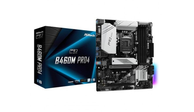 Asrock B460M Pro4 Intel B460 LGA 1200 micro ATX
