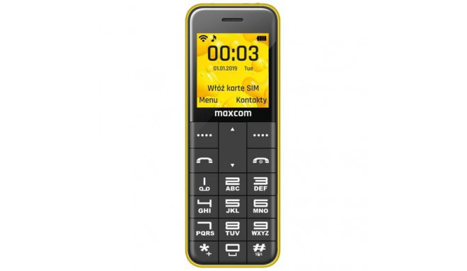 MaxCom MM111 3.66 cm (1.44") 50 g Black Feature phone