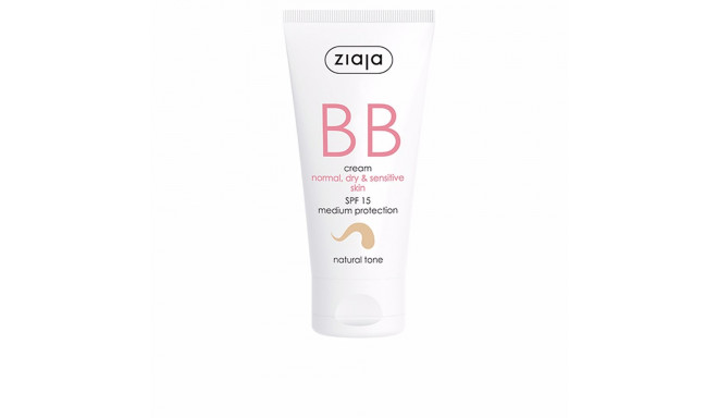 ZIAJA BB CREAM pieles normales, secas y sensibles SPF15 #natural 50 ml
