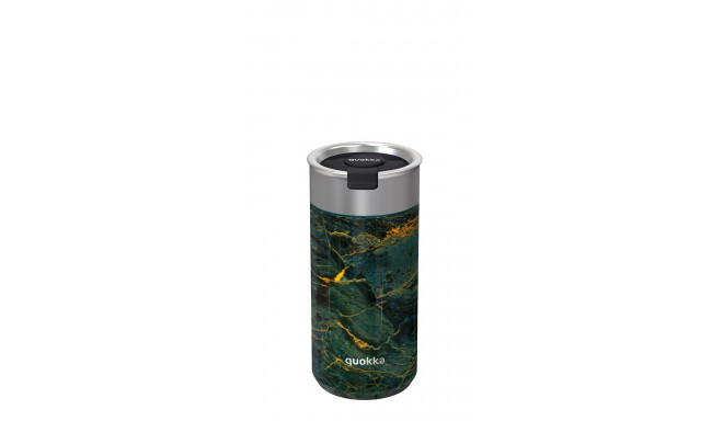 Quokka Boost Coffee Tumbler - Kubek termiczny ze stali nierdzewnej z zaparzaczem 400 ml (Greenstone)