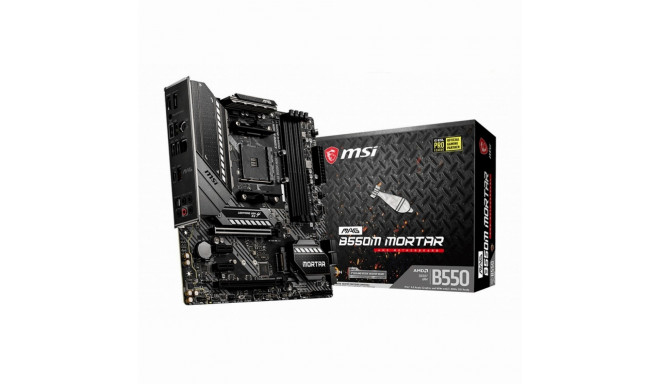 AM4 MSI B550M MORTAR mATX (M.2 Port, PCIe 3.0 x 4, NVMe PCI:2 PCIe:2 RAM:4)