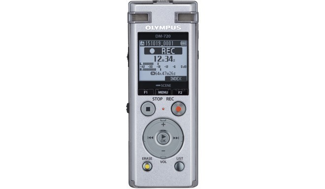 Olympus диктофон DM-720, серебристый