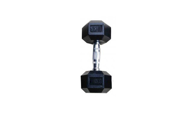 Hex rubber dumbbell 30kg