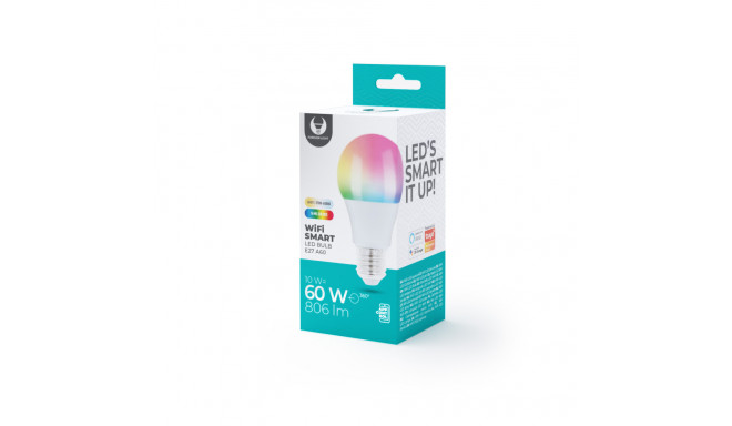 Bulb LED SMART E27 A60 10W RGB+CCT+DIM Tuya 806lm 230V Forever Light