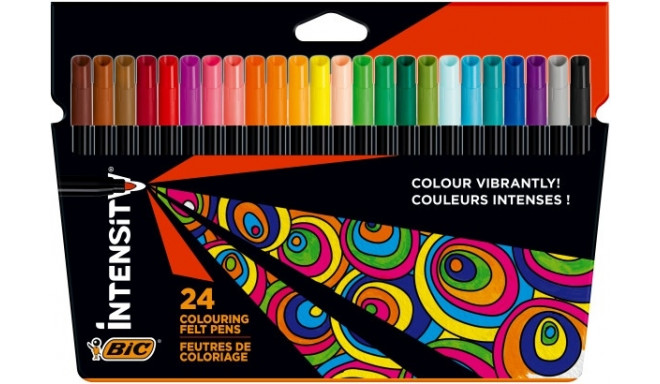 BIC Intensity Up Felt pens  box of 24 pcs. 978035