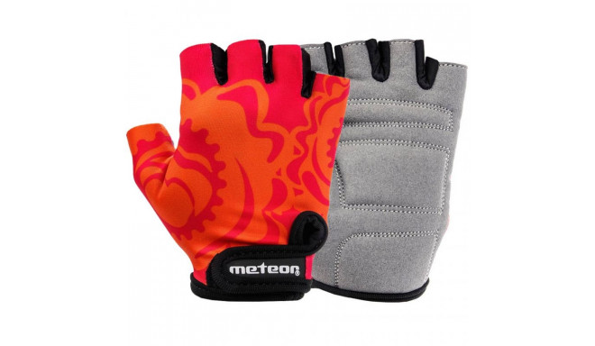 Cycling gloves Meteor Big Flower Jr. 24181-24183 (XS)