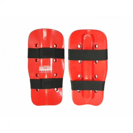 MASTERS NA-TKD 112215-M02 Foam Shin Guards (czerwony+L)