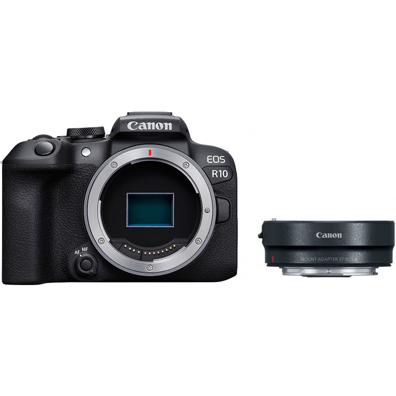 Canon EOS R10 kere + adapter EF-EOS R