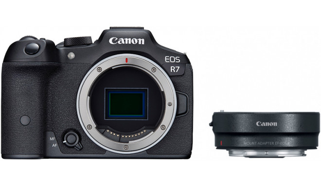Canon EOS R7 kere + adapter EF-EOS R