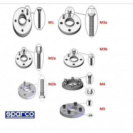 Eralduskomplekt Sparco S051STB04