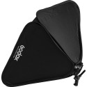 Godox S2 type Bracket Bowens + softboks 60x60cm + Grid