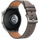 Huawei Watch GT 3 Pro 46mm, titanium/hall nahk