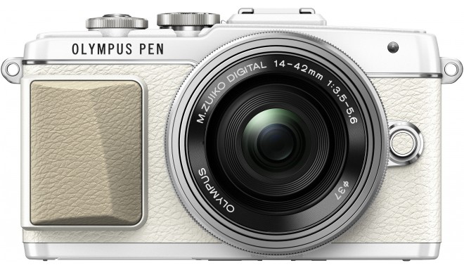 Olympus PEN Lite E-PL7 + 14-42mm EZ Kit, white/silver