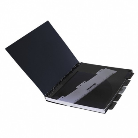 Coolpack notebook spiral A5, black