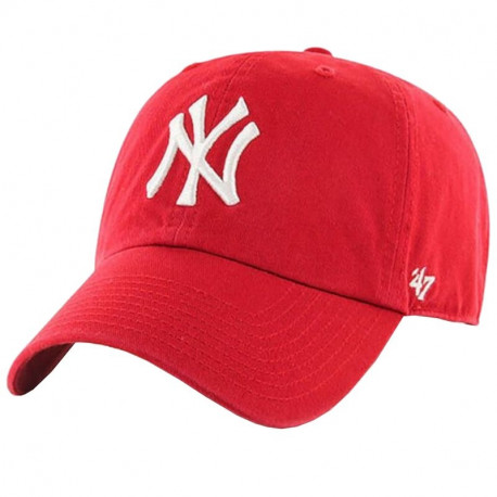 47 Brand New York Yankees MLB Clean Up Cap B-RGW17GWS-RD (One size)